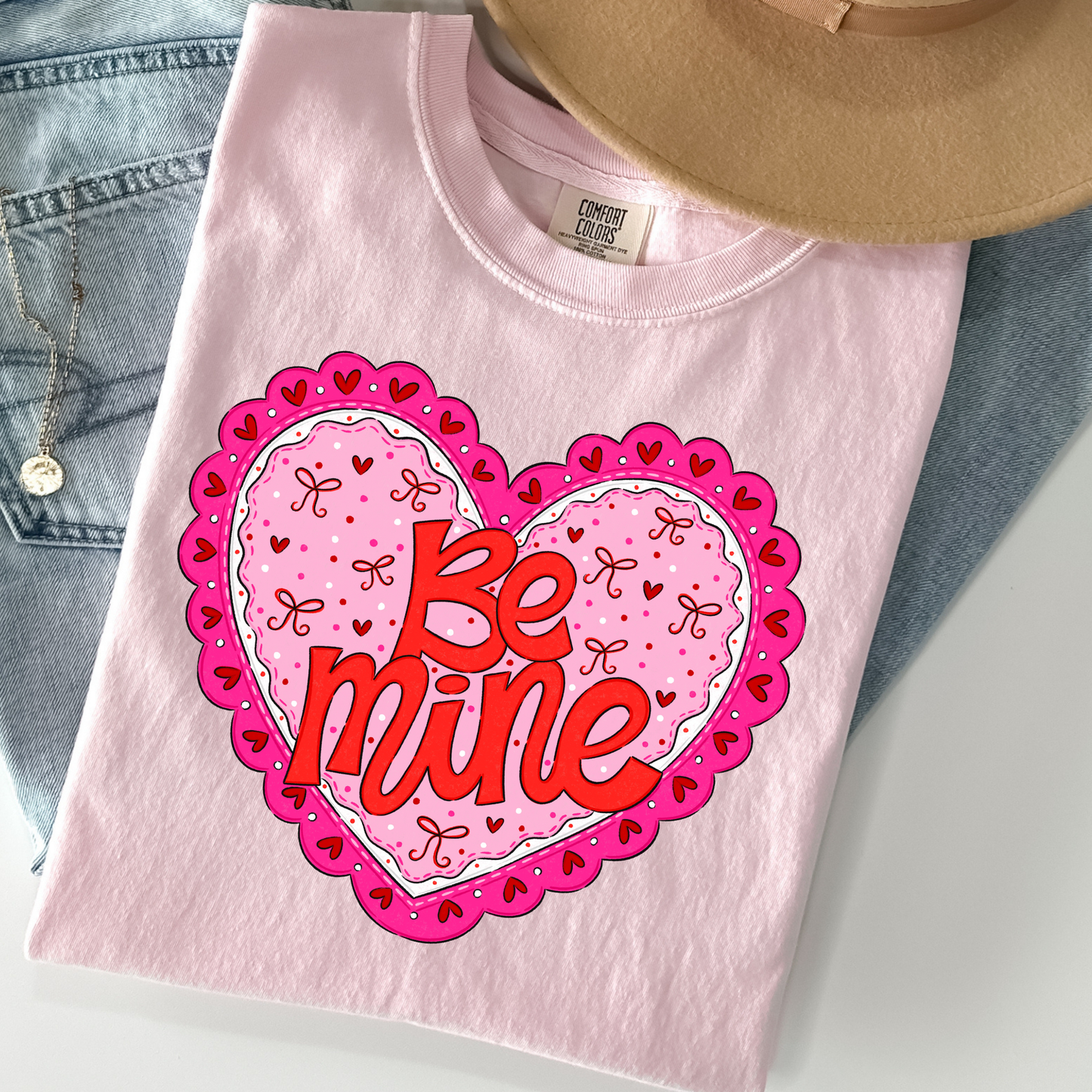 Be Mine (Heart) Full Color DTF Transfer