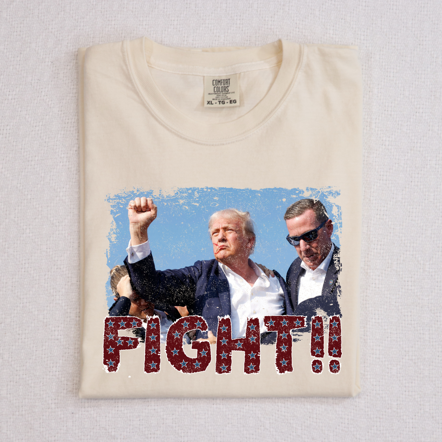 Trump Fight (Assassination Attempt Trump Rally 2024) Full Color DTF Transfer