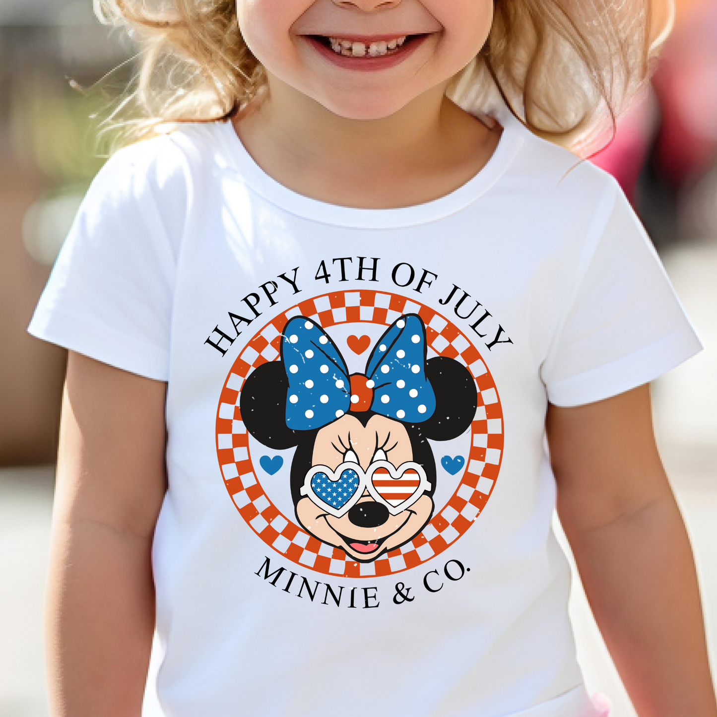 Happy 4th Of July Mickey & Co. (Minnie Option) Full Color DTF Transfer