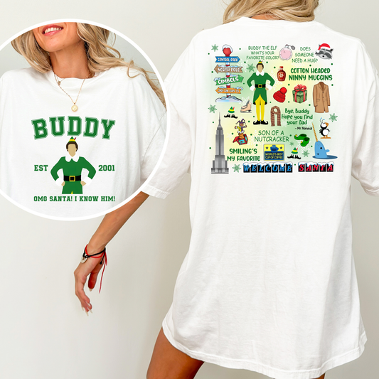 Buddy Est 2001 Collage Full Color DTF Transfer