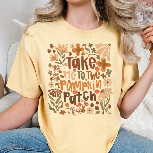 Take Me To The Pumpkin Patch Full Color DTF Transfer