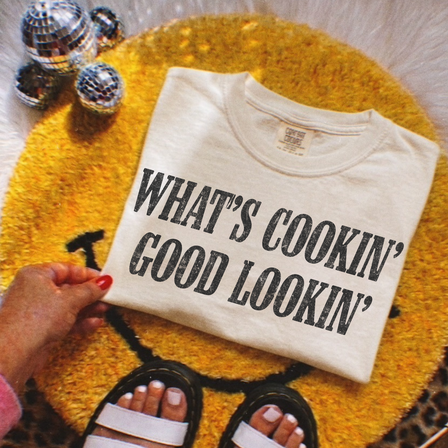 What's Cookin' Good Lookin' Full Color DTF Transfer