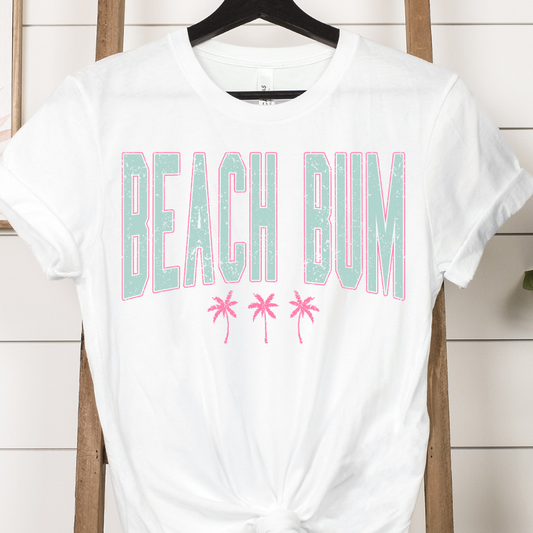 Beach Bum Full Color DTF Transfer