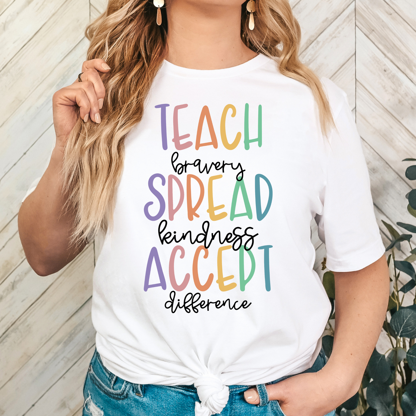 Teach Spread Accept Full Color DTF Transfer