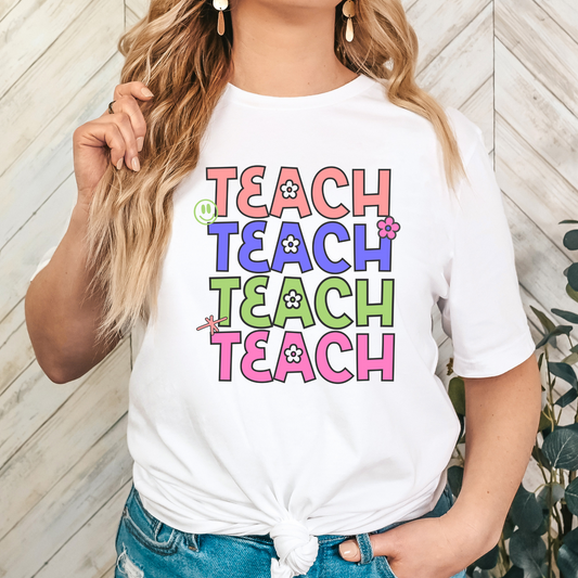 Teach (Repeat) Full Color DTF Transfer