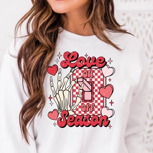 Love Season On/Off Switch Full Color DTF Transfer