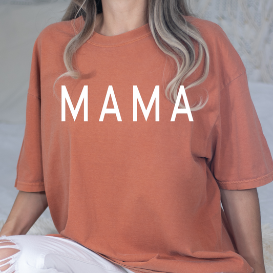 Mama Text (Matching Mama's Pumpkin) Full Color DTF Transfer