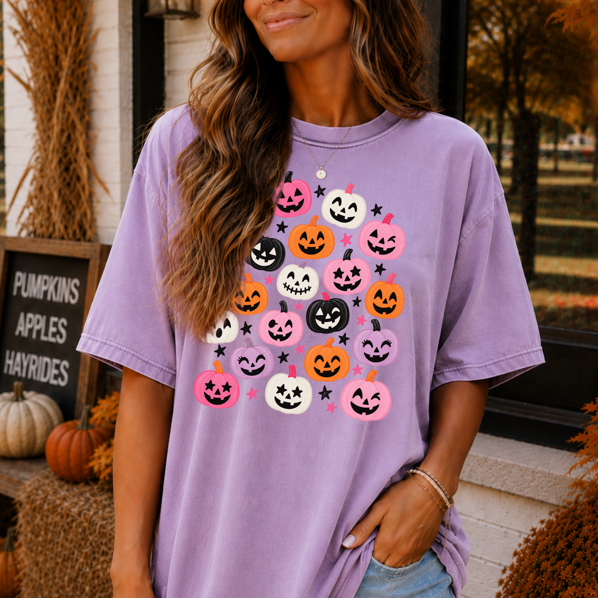 Pumpkin Collage Full Color DTF Transfer