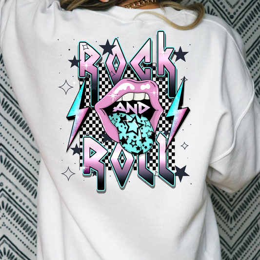 Rock N' Roll Full Color DTF Transfer