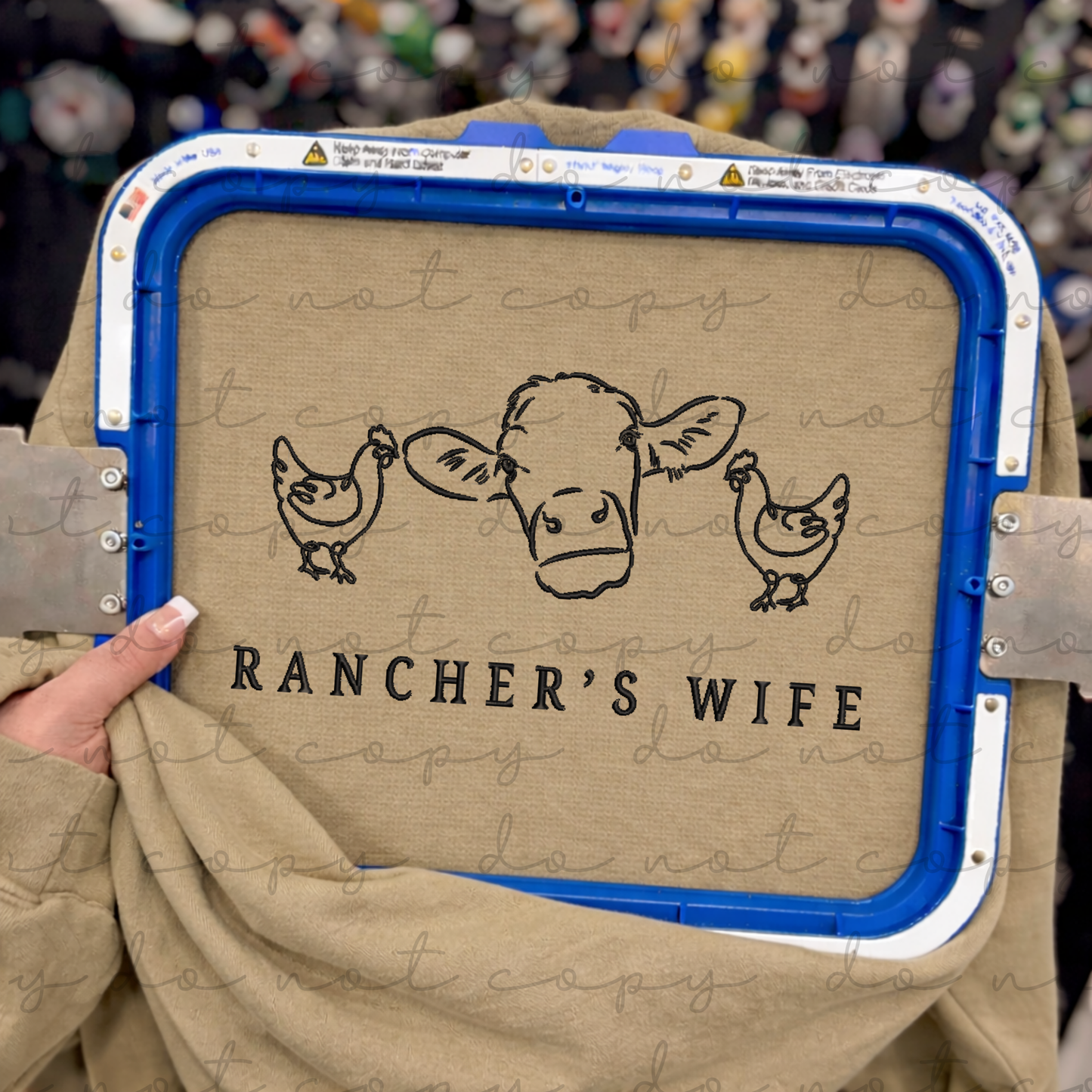 Rancher's Wife Embroidered Sweatshirt/T-Shirt