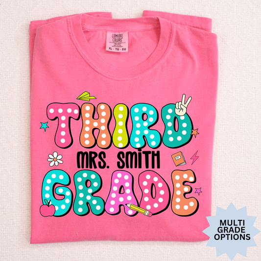 Personalized Grade(MULTI GRADE OPTIONS) Full Color DTF Transfer