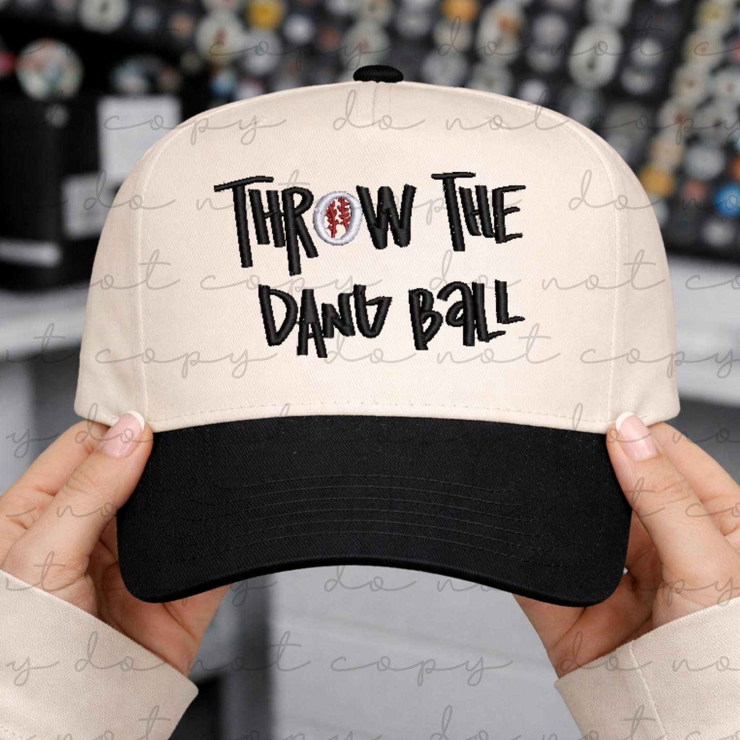 Throw The Dang Ball Embroidered Hat