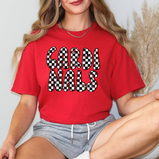 Cardinals (Checkered) Full Color DTF Transfer