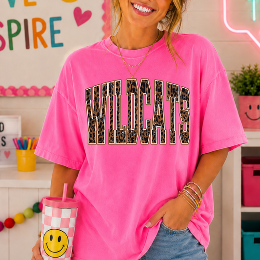 Leopard Wildcats Full Color DTF Transfer
