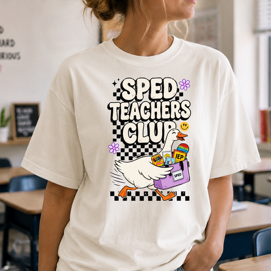 Sped Teachers Club Full Color DTF Transfer