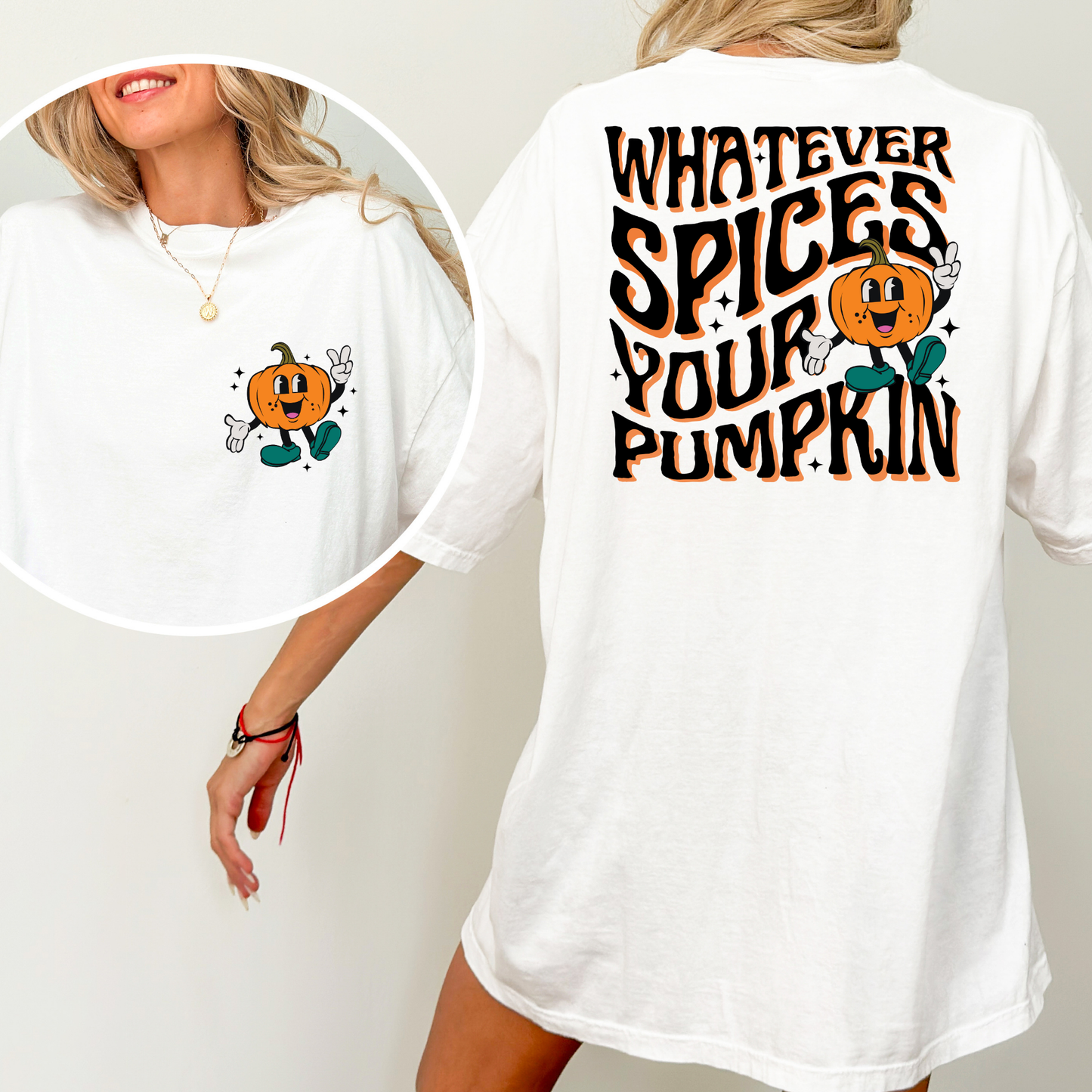 Whatever Spices Your Pumpkin Full Color DTF Transfer