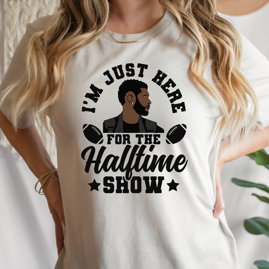 I'm Just Here For The Halftime Show Usher Full Color DTF Transfer