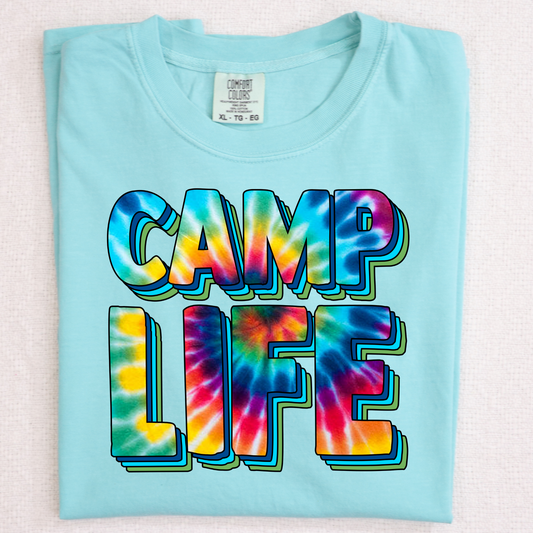 Camp Life Full Color DTF Transfer