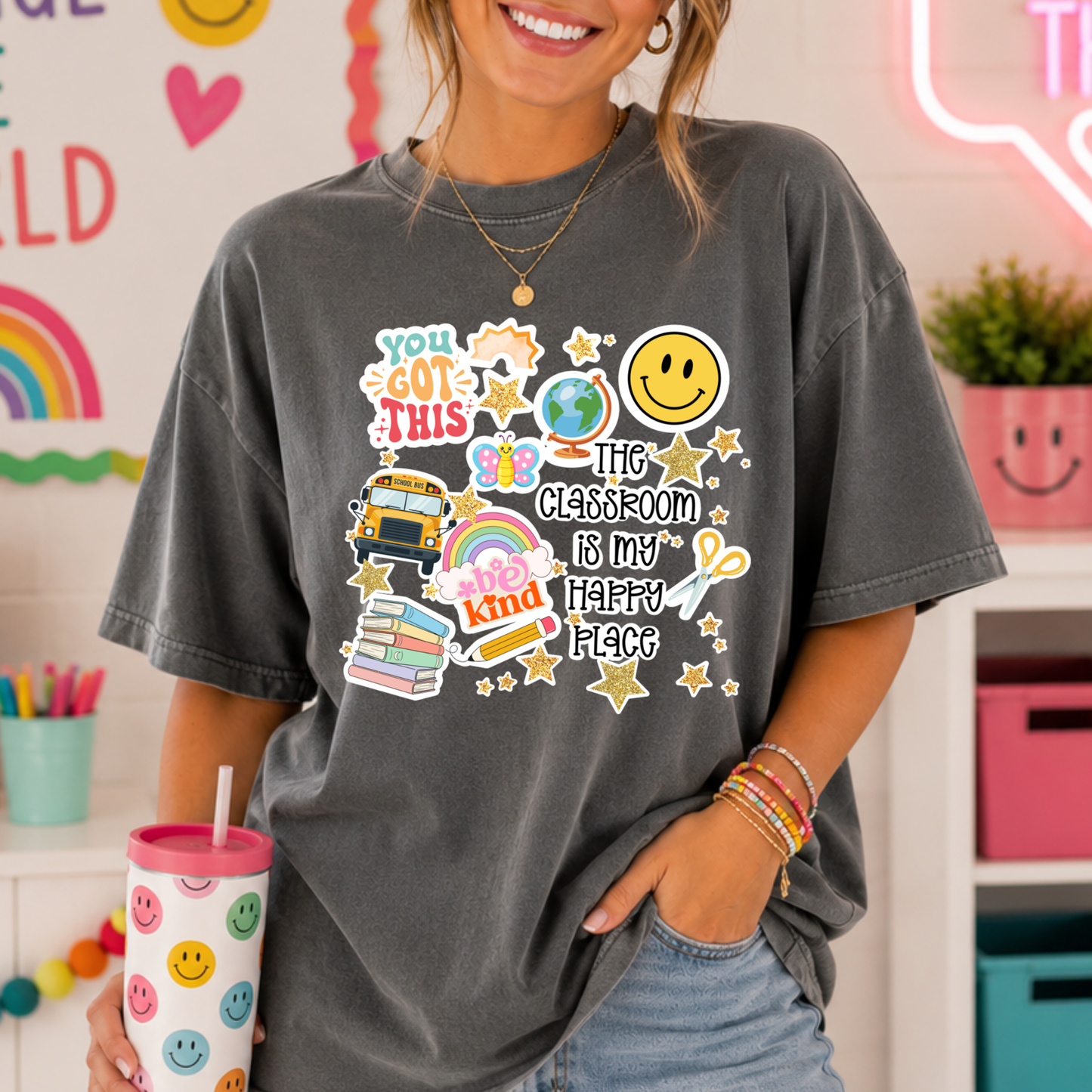 You Got This (Sticker Icons) Full Color DTF Transfer