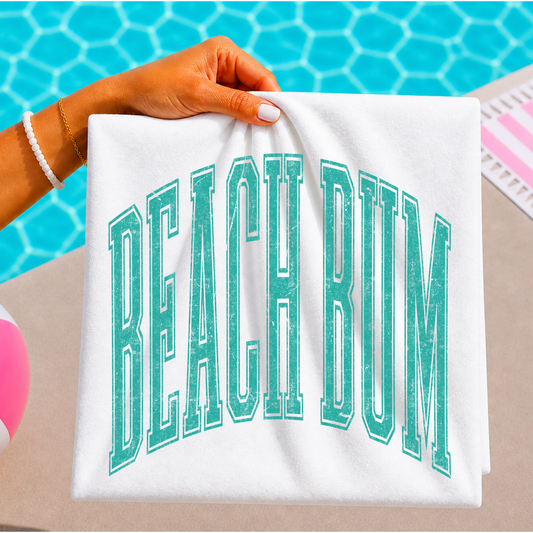Beach Bum Full Color DTF Transfer
