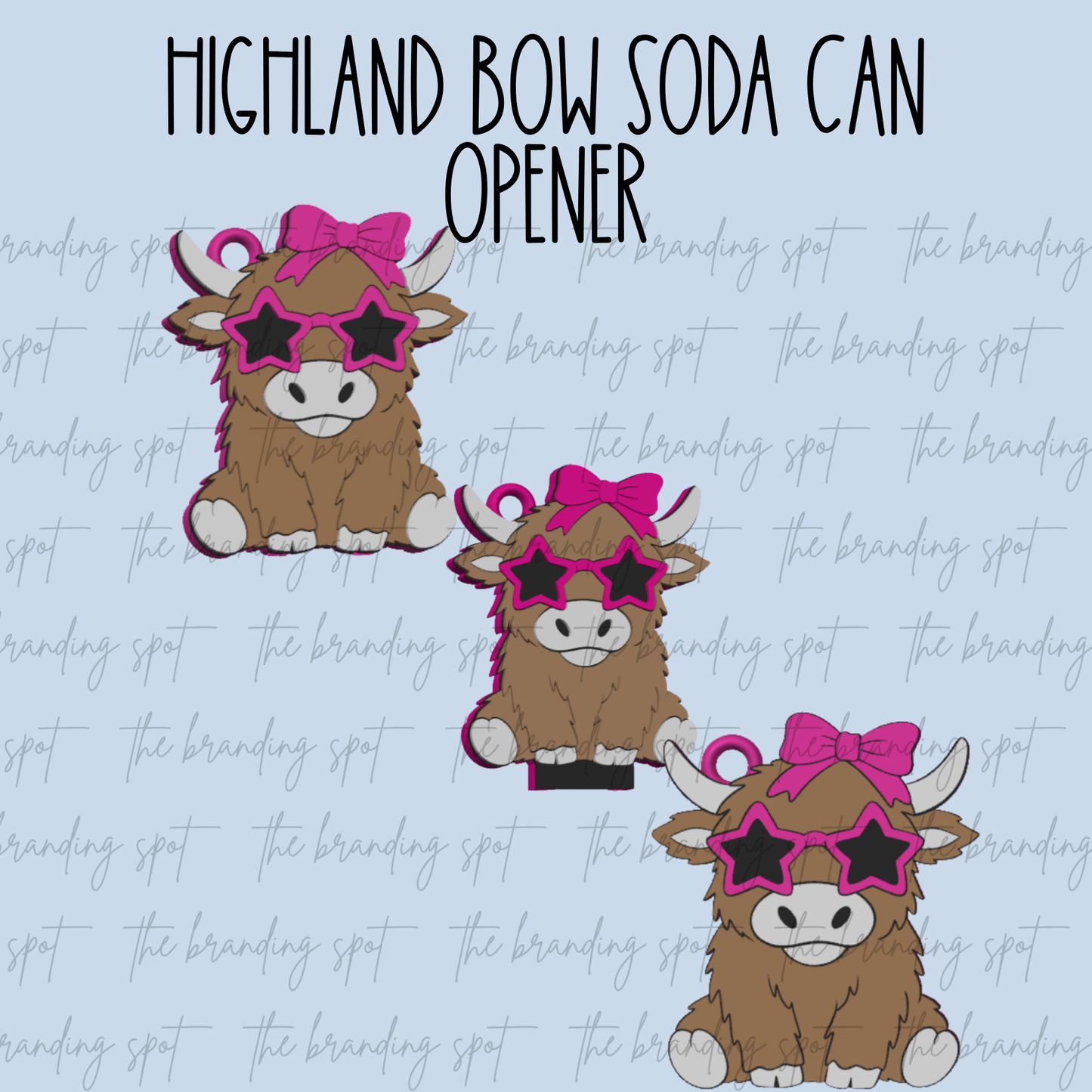 Highland Bow Soda Can Tab Opener Keychain