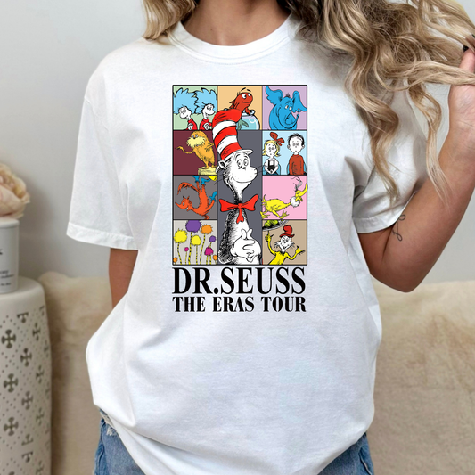 Dr. Seuss The Eras Tour (Read Across America Day) Full Color DTF Transfer