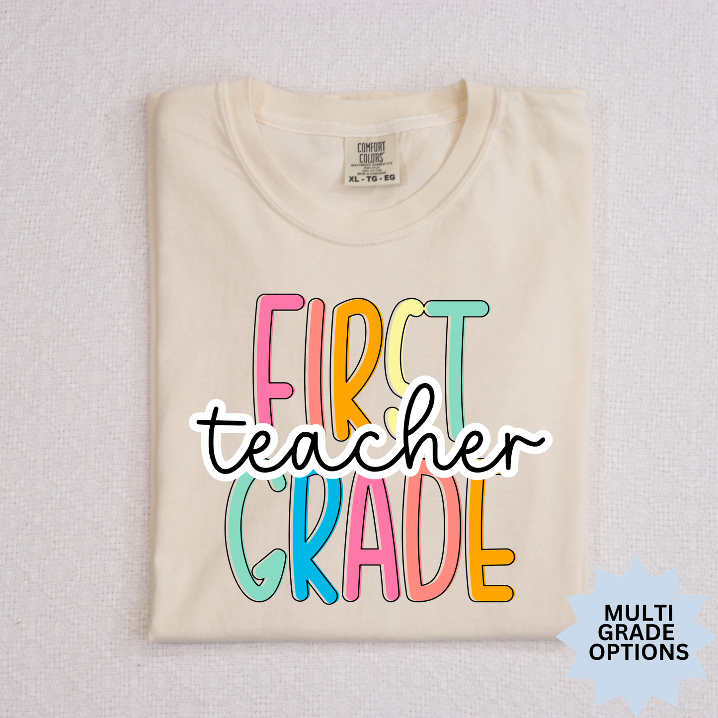 Teacher Grade (MULTI GRADE OPTIONS) Full Color DTF Transfer