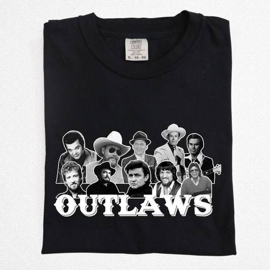 Old Country Music Outlaws Full Color DTF Transfer