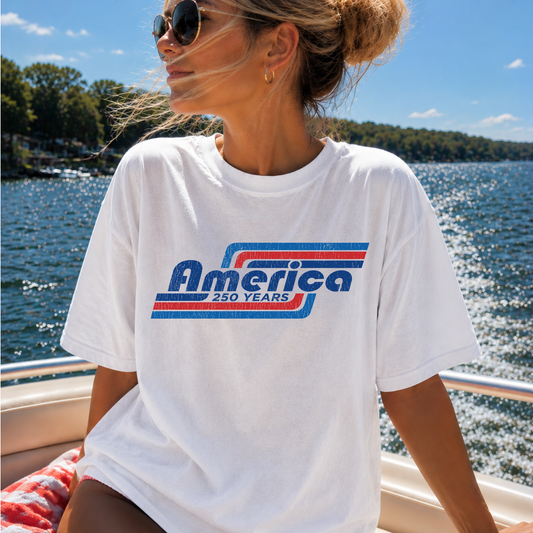 American 250 Years Full Color DTF Transfer
