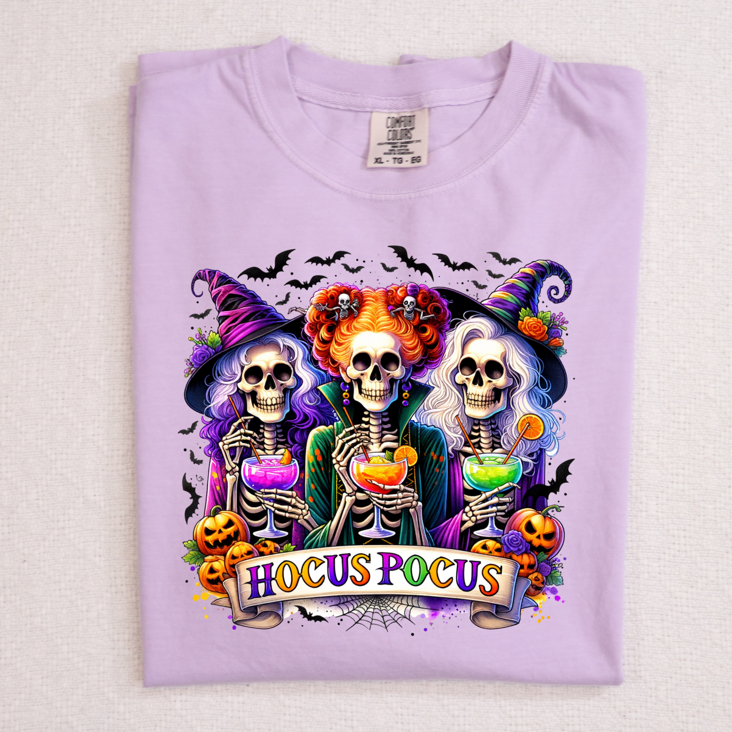 Hocus Pocus Skelton Sanderson Sisters Full Color DTF Transfer