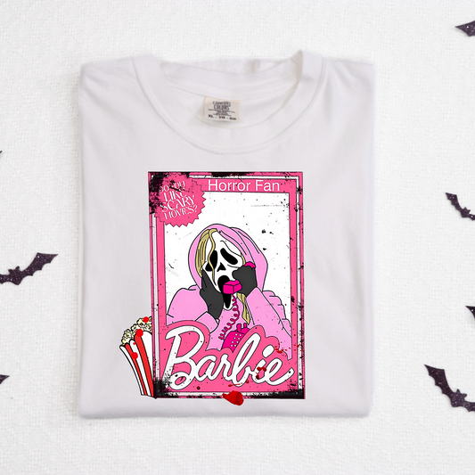 Scream Barbie Full Color DTF Transfer