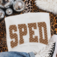 Teacher Brown Polka Dot (Sped - Para - Counselor - Librarian Options) Full Color DTF Transfer