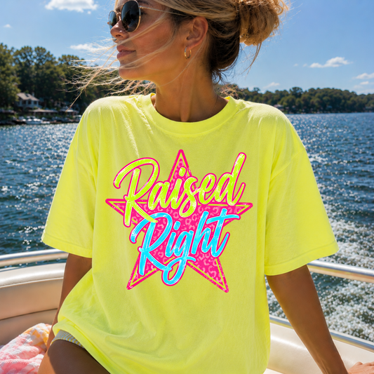 Raised Right Full Color DTF Transfer