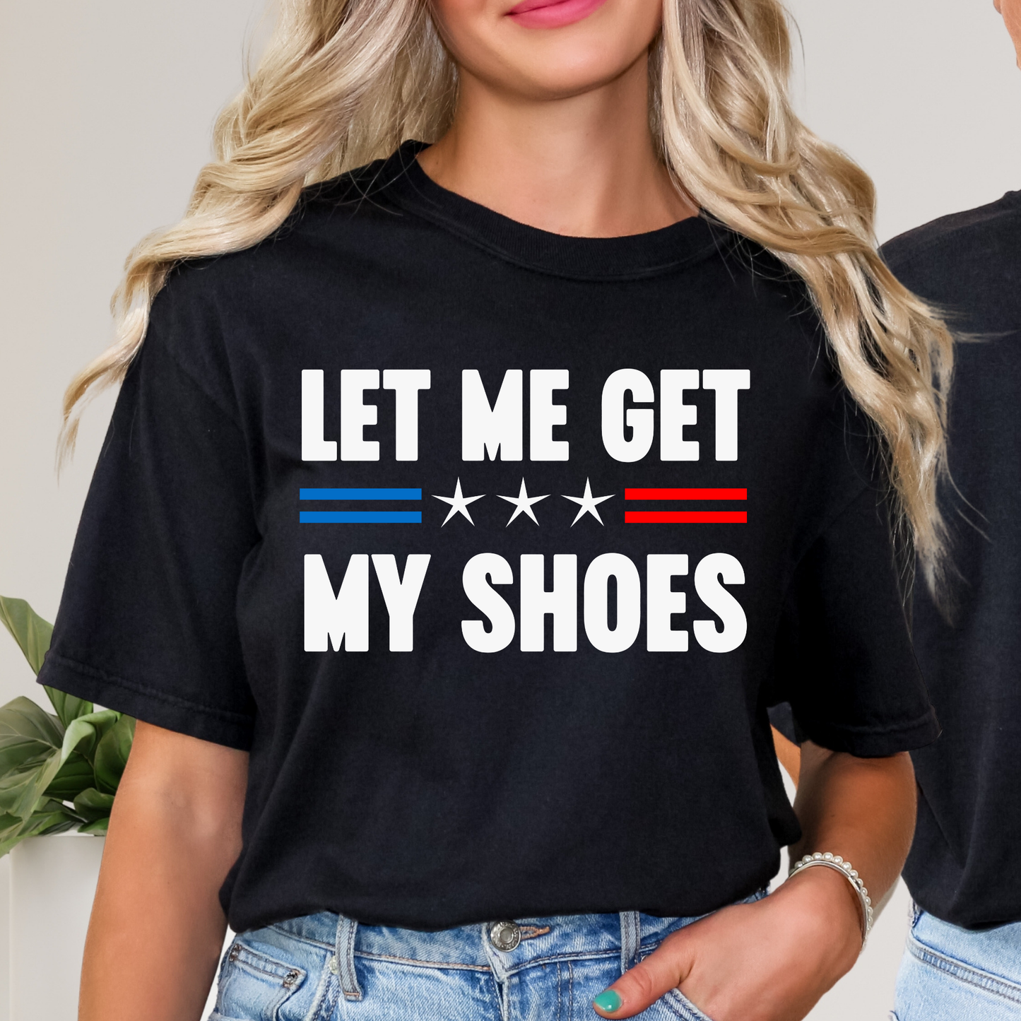 Let Me Get My Shoes (Assassination Attempt Trump Rally 2024) Full Color DTF Transfer