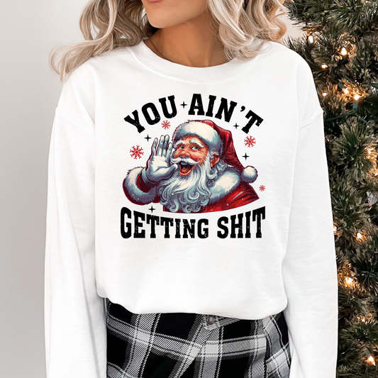 You Ain't Getting Shit Full Color DTF Transfer