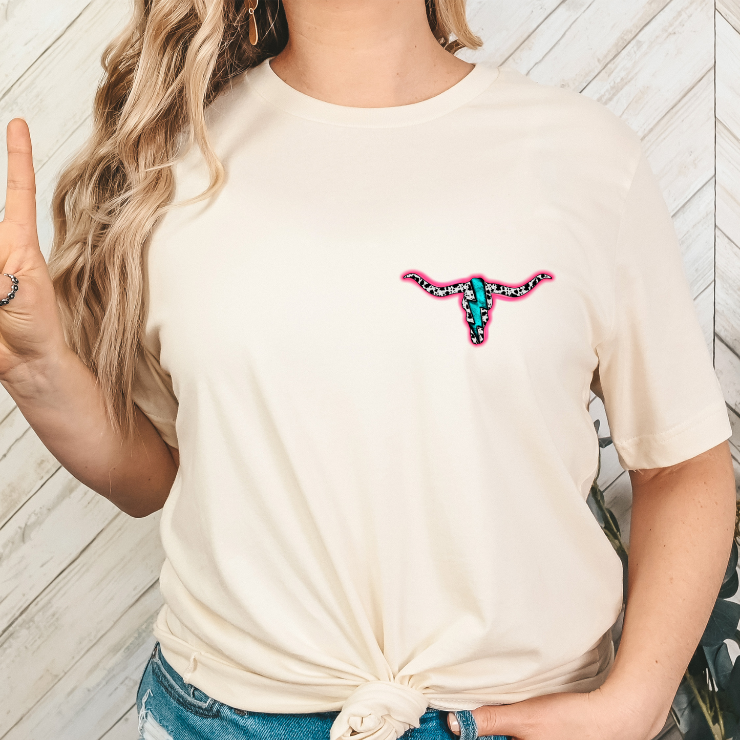 Somebody's Problem (Pink and Turquoise) Full Color DTF Transfer