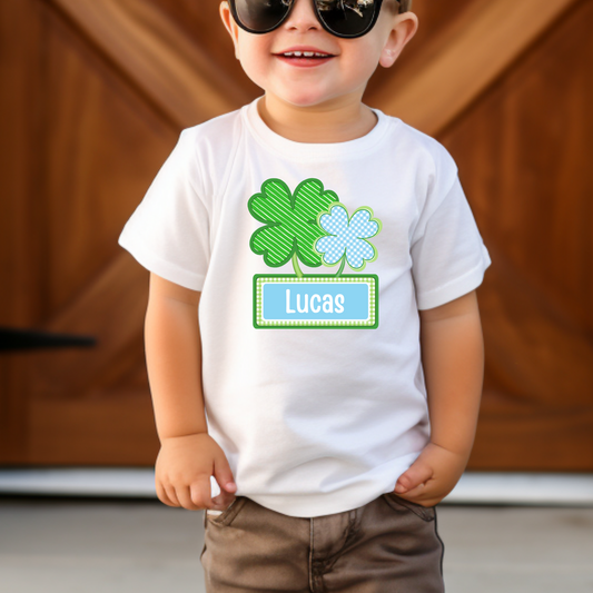 Personalized Clover (Boy & Girl Option) Full Color DTF Transfer