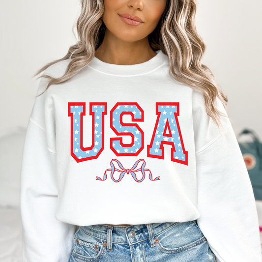 USA w/Bow Coquette Full Color DTF Transfer