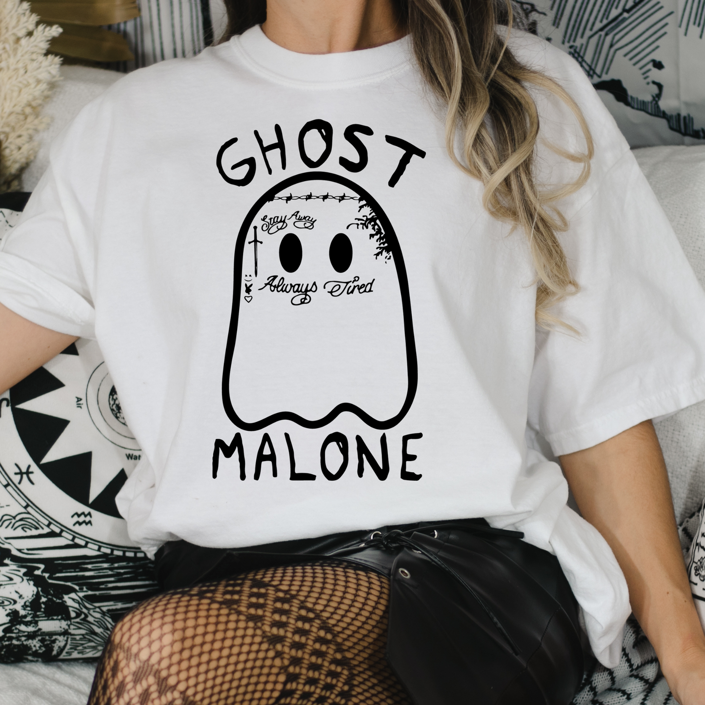 Ghost Malone Full Color DTF Transfer