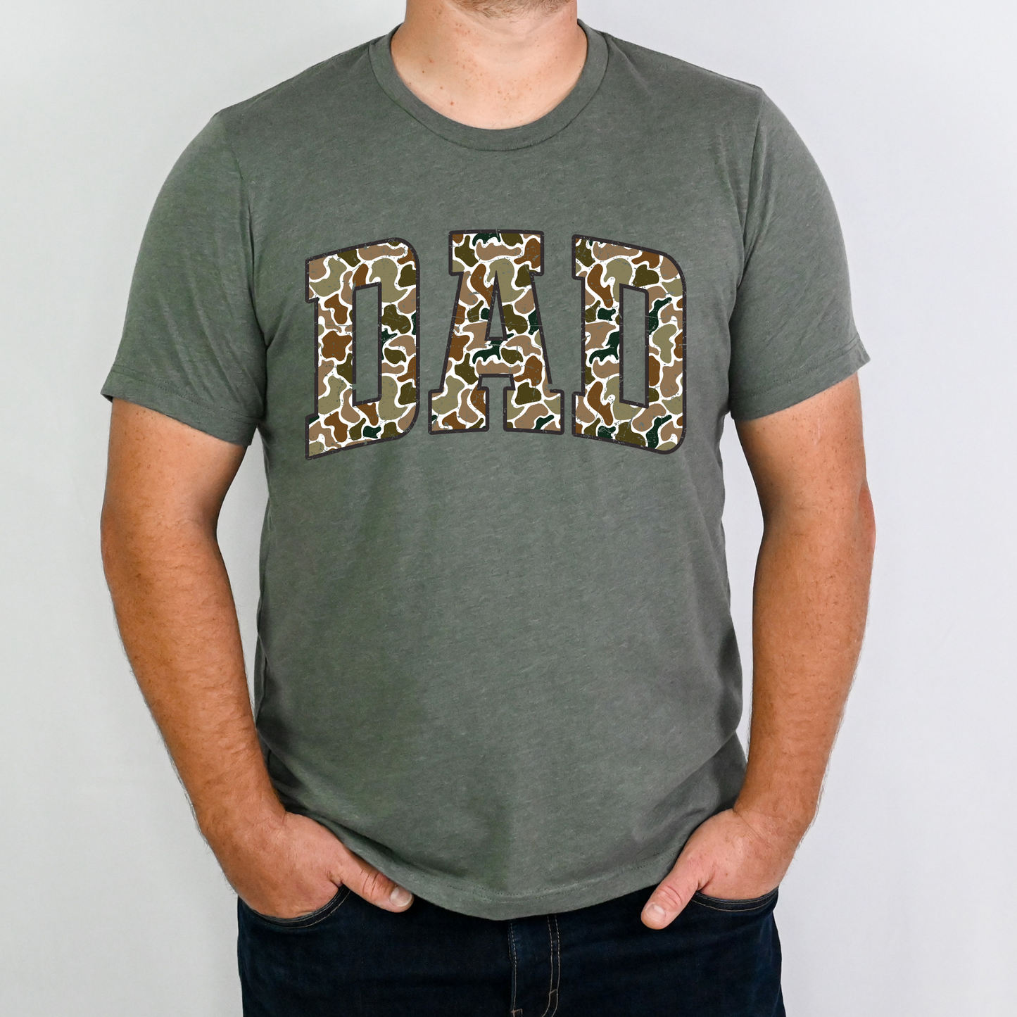 Camo Dad Full Color DTF Transfer