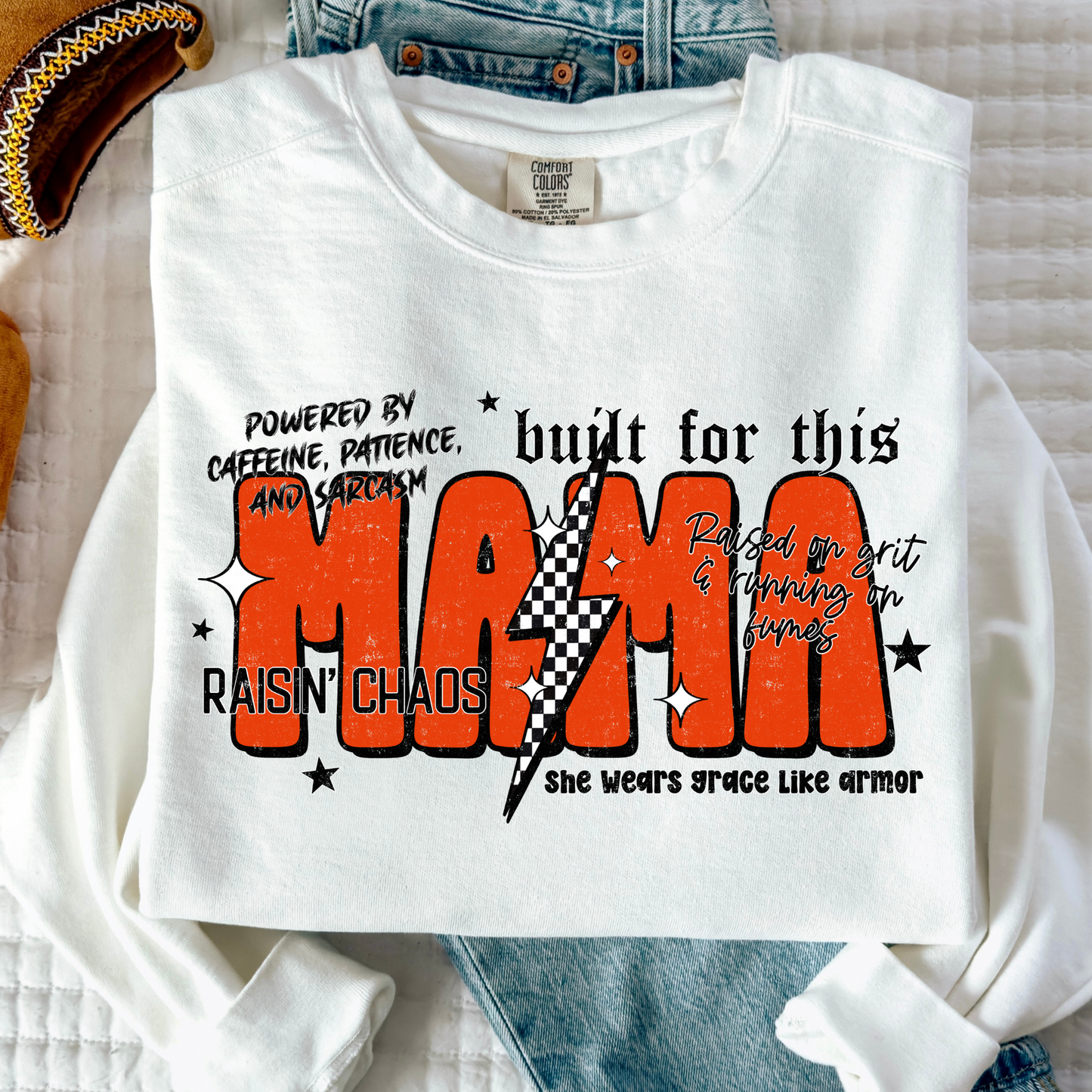Mama - Built For This Full Color DTF Transfer