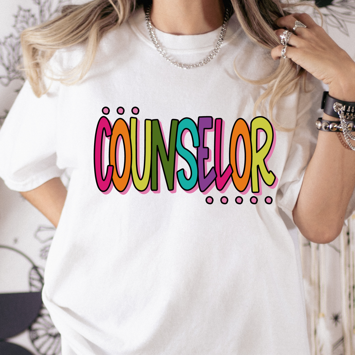 Counselor (Rainbow Colors) Full Color DTF Transfers