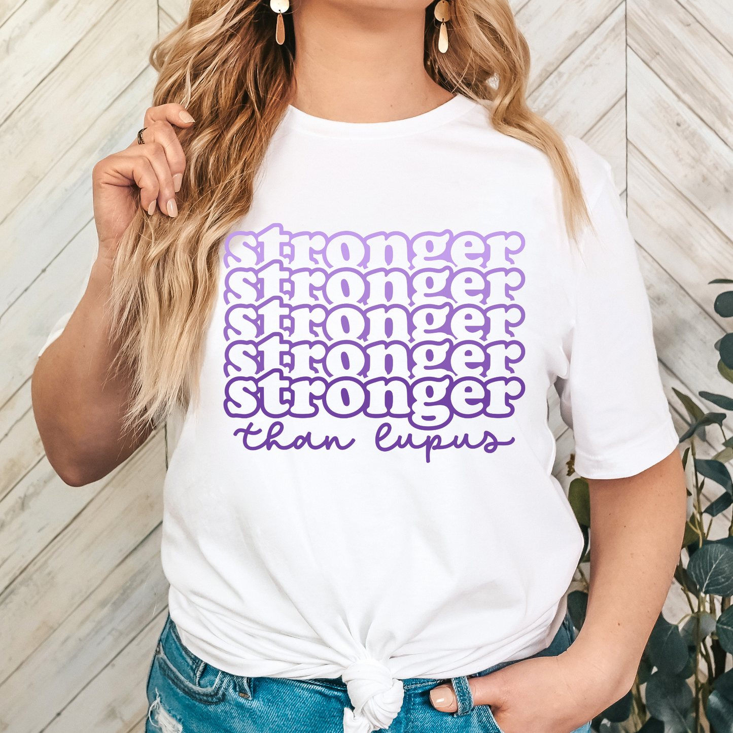 Stronger Than Lupus Full Color DTF Transfer