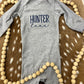 First/Middle Name Embroidered Kids (Rabbit Skins Legged Baby Rib Bodysuit)