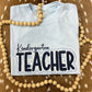 Grade Teacher Applique Embroidered Sweatshirt/T-Shirt