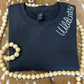 Mascot Braided Mascot (ANY WORD) Embroidered Sweatshirt/T-Shirt