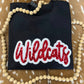 Sequin/Glitter Mascot (ANY WORD) Embroidered Sweatshirt/T-Shirt