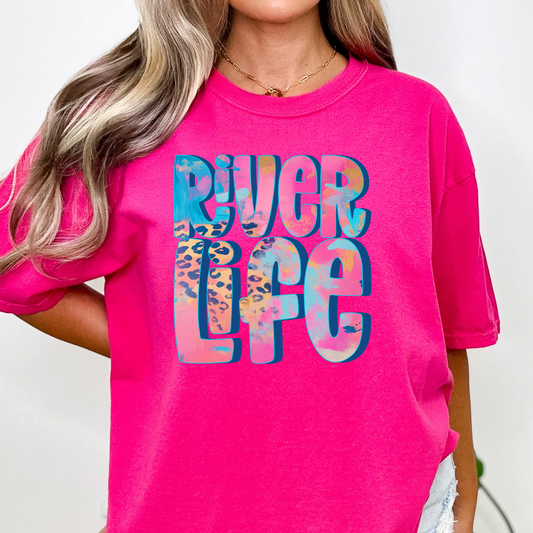 River Life Full Color DTF Transfer