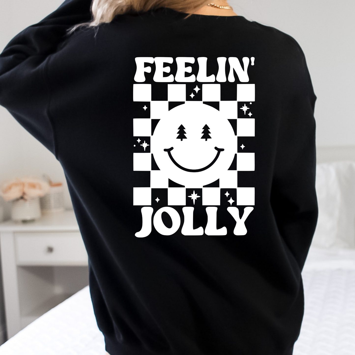 Feeling Jolly (Checkered) Full Color DTF Transfer