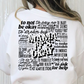 Mama It's Okay (Text Collage) Full Color DTF Transfer
